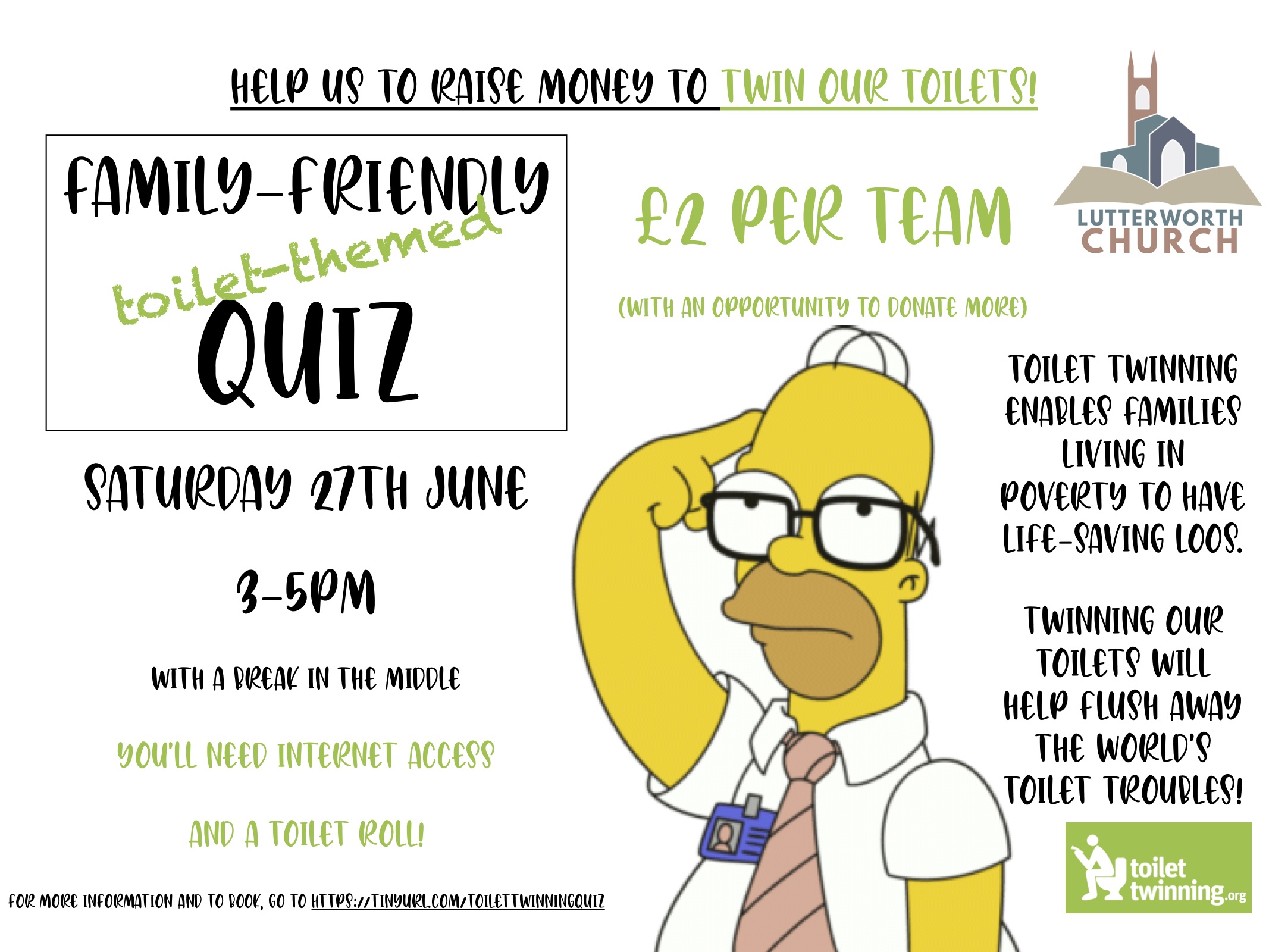 Toilet Twining Zoom Quiz Lutterworth Church